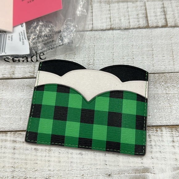 Nwt Kate spade green hoppkins card holder - Picture 5 of 7